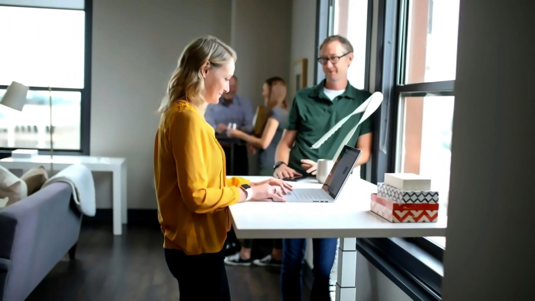 Arbeitsumgebung mit Laptop und Notizen für flexibles Budgetieren